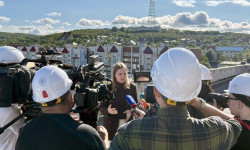 Press conference on the roof: in Murmansk, on the eve of Builder's Day, journalists were asked questions about master plans, renovation of closed administrative-territorial entities and housing construction