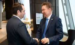 Губернатор Мурманской области Андрей Чибис и председатель правления ПАО «Газпром» Алексей Миллер обсудили ход работ по газификации региона